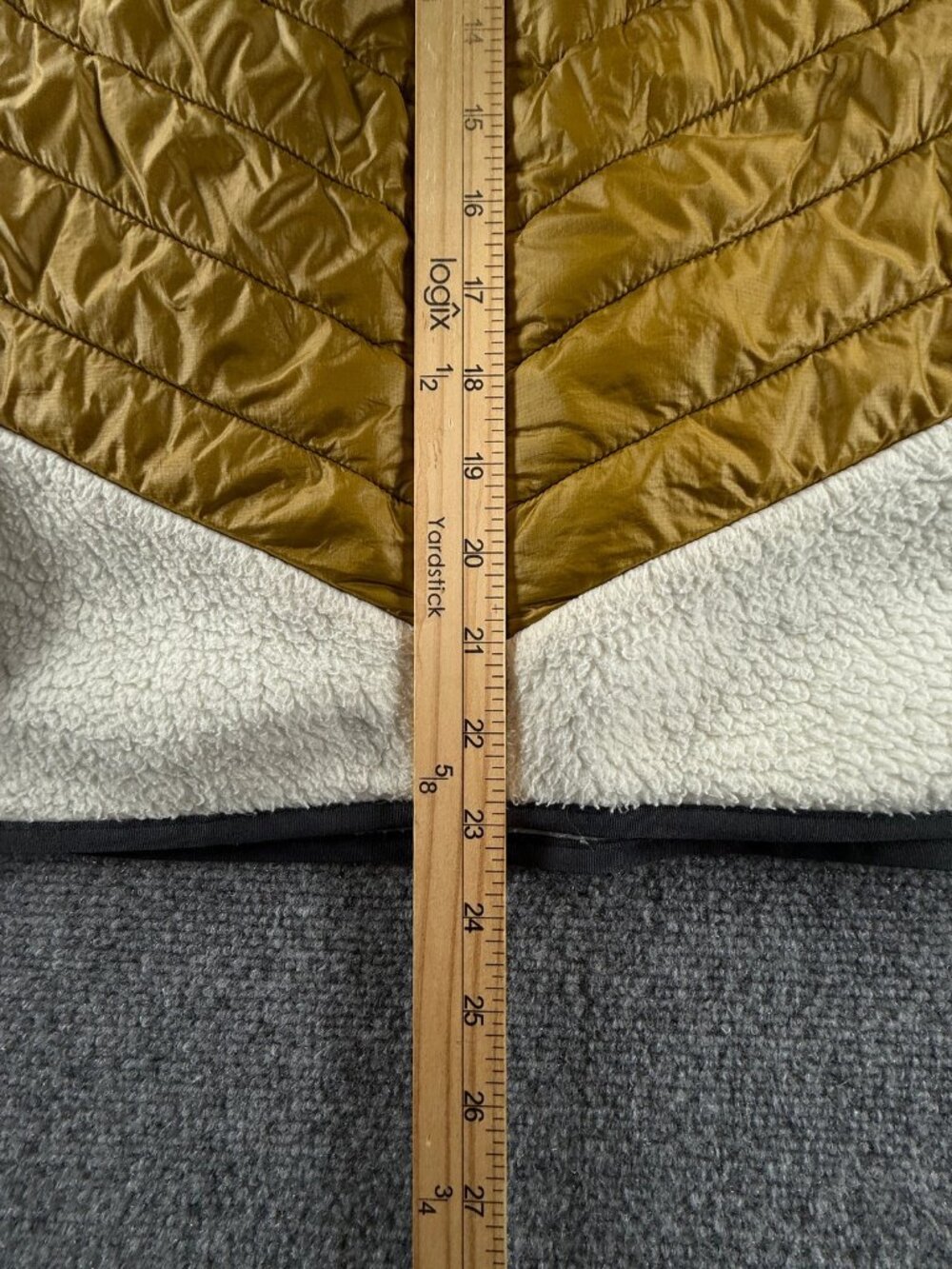 Mountain Hardwear Altius Green Small Nylon Puffer Fleece Jacket Womens Logo - Picture 6 of 16